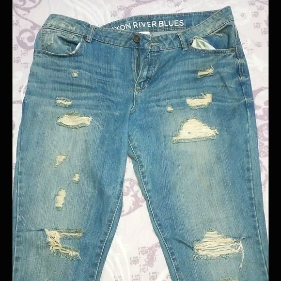 Canyon River Blues Denim - "Distress" bootcut jeans